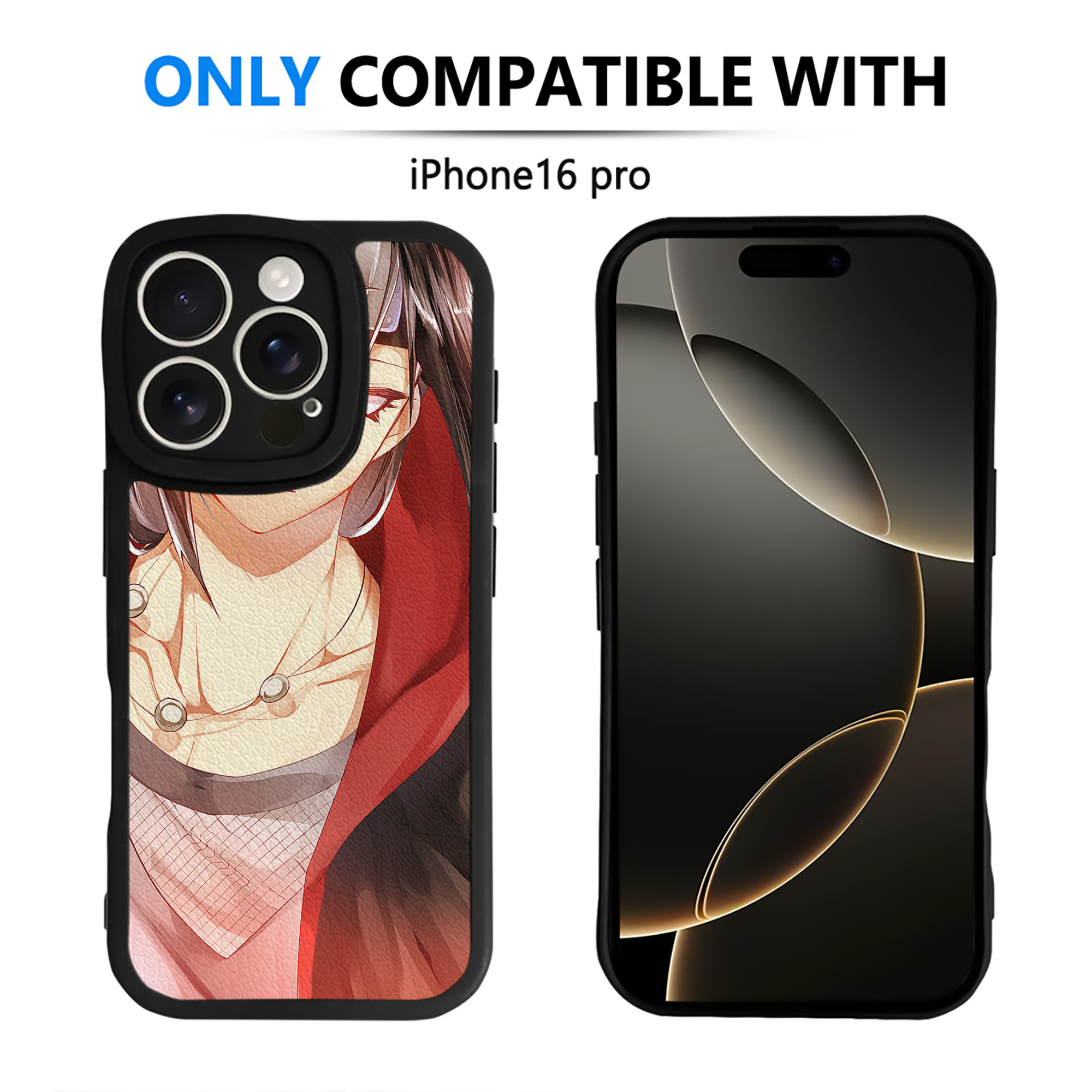 （画像用） NARUTO -ナルト- NARUTO -ナルト- 疾風伝 【iPhone 16シリーズ対応】シリコンスマホケース（レザー調） 材質：シリコン